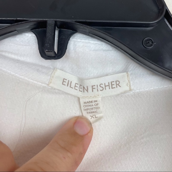 Eileen Fisher Lagenlook Button Down Blouse - Picture 5 of 5